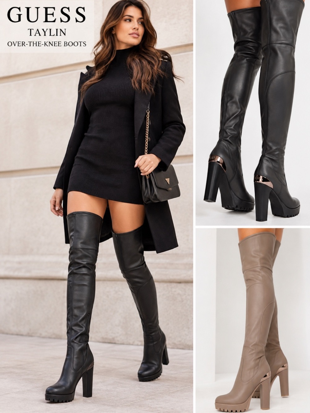 GUESS over tge Knee Boots 11